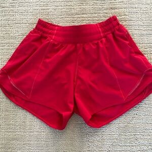 Lululemon Hotty Hot short red size 2 tall